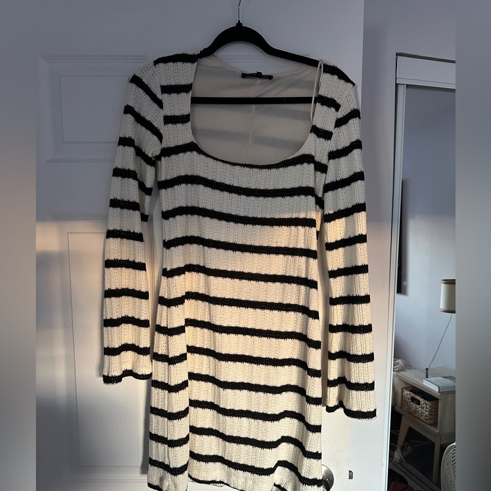 Dynamite striped long sleeve Knit Dress
